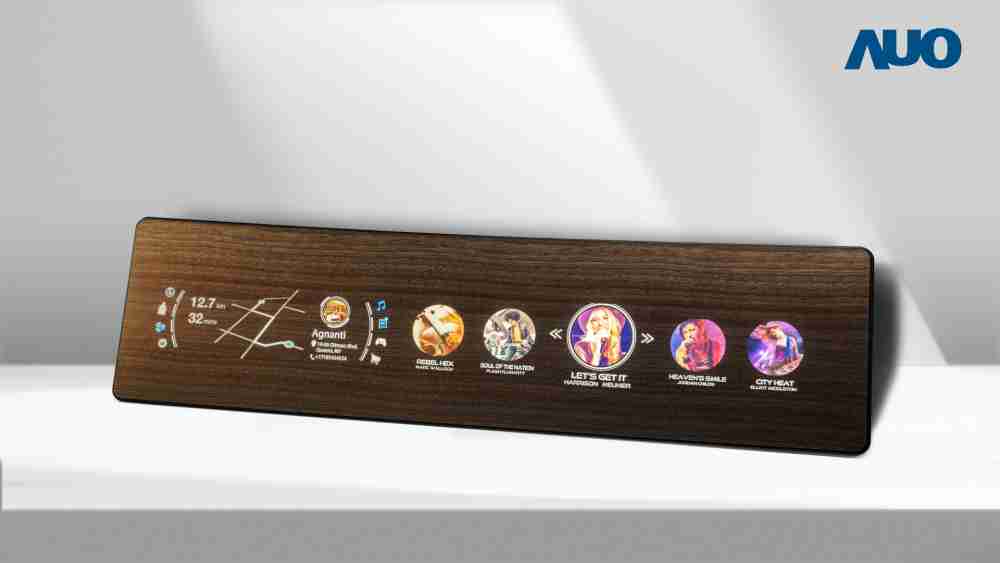 尊时凯龙研发全球最高穿透度达80%的AmLED木纹显示器，，，，可于使用时呈现高亮度、、、、清晰可见的信息，，并在不使用时回归为单纯的饰板，，节能兼具美观