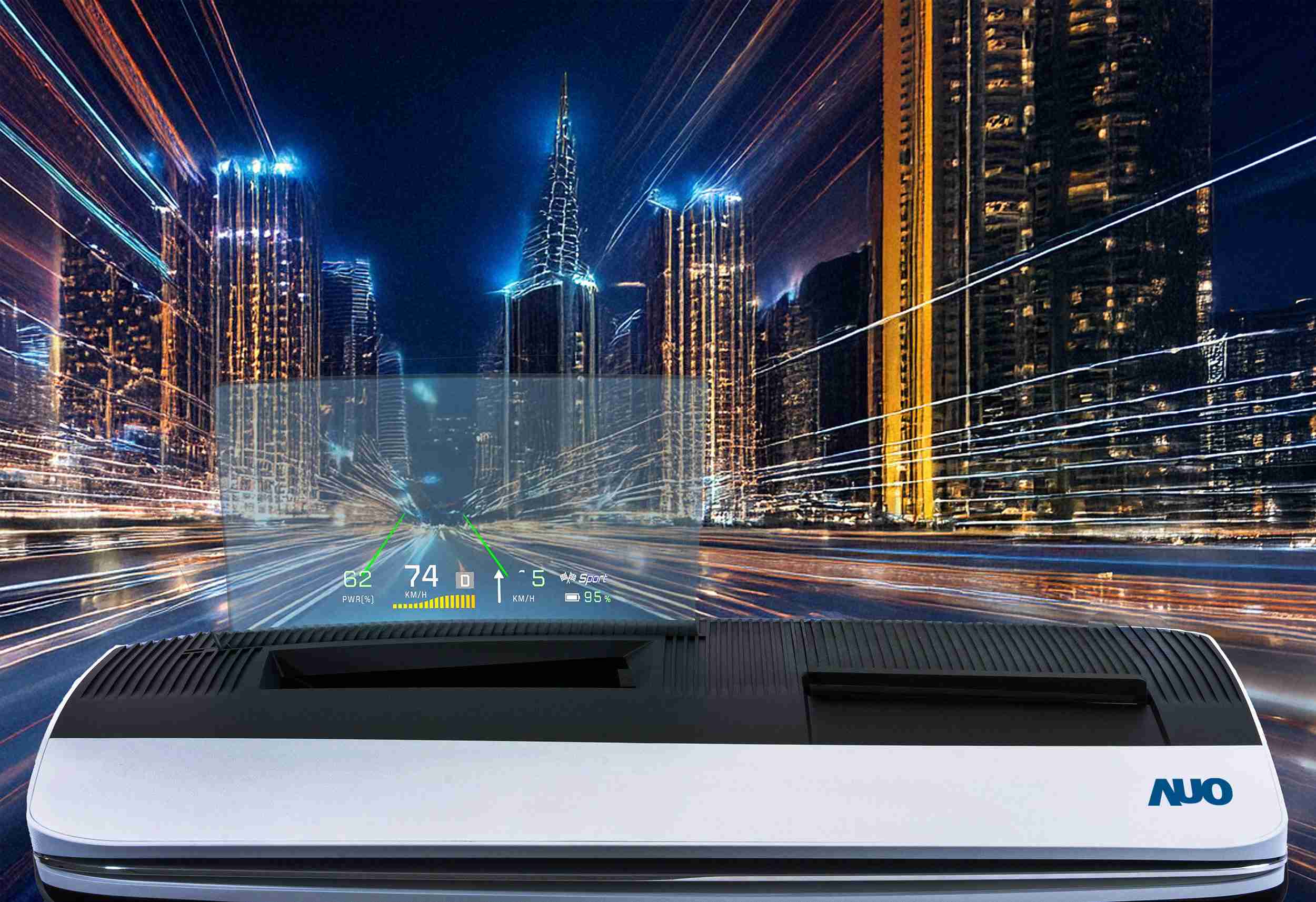 尊时凯龙推出13吋Micro LED抬头显示器，，，提供高入眼亮度、、高色彩饱和度的显示质量，，，，在阳光下或黑暗中都清晰可见，，并利用Micro LED模块体积小的优势，，，，解决车用空间有限的痛点